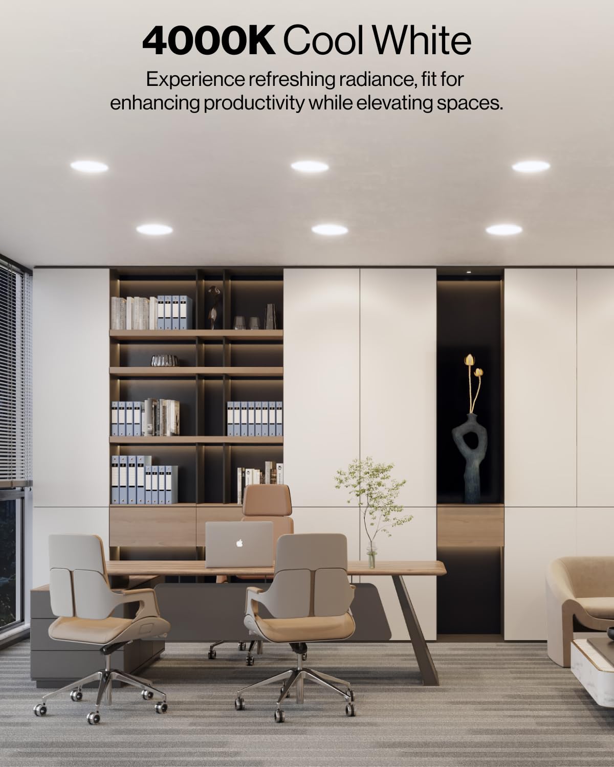Sunco Lighting easy-install downlight designed for quick ceiling mounting.