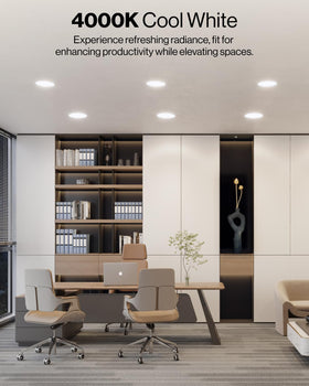 Sunco Lighting easy-install downlight designed for quick ceiling mounting.