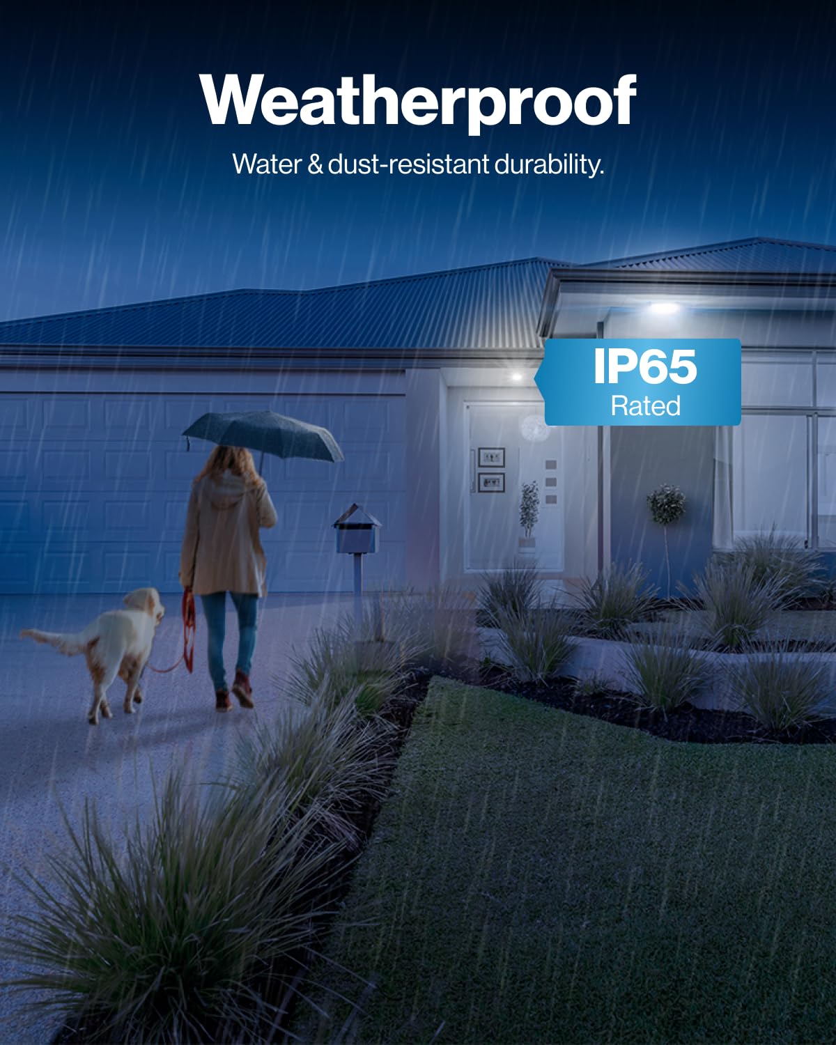 UL-certified Sunco PAR38 LED bulb designed for durable outdoor use.