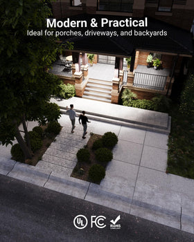 Sunco PAR38 with E26 base fits most outdoor fixtures for easy installation
