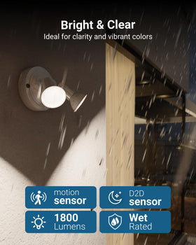 Sunco PAR38 PIR-compatible bulb works with motion sensors for hands-free lighting