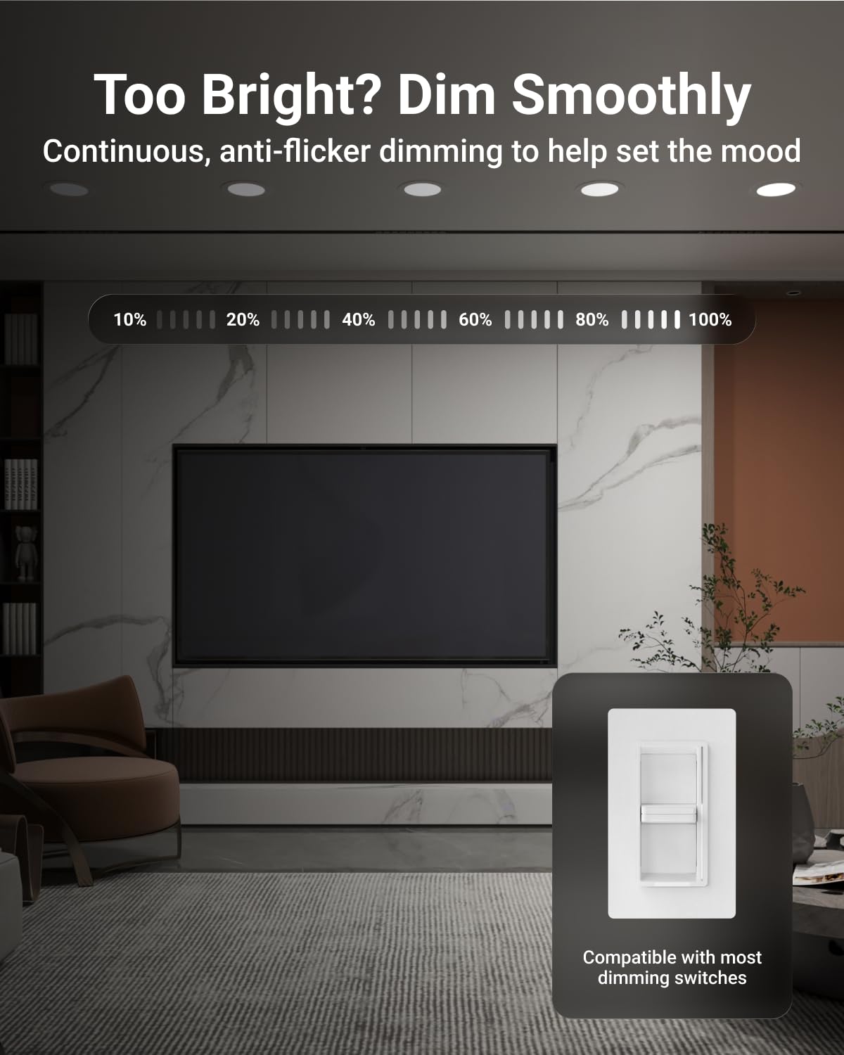 Sunco ultra-thin flat light fixture fits ceilings with minimal intrusion.
