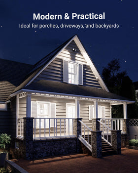 Sunco Lighting waterproof outdoor lighting withstands rain for reliable garage and yard illumination