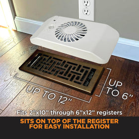 Suncourt Equalizer EZ8 operates quietly to boost airflow