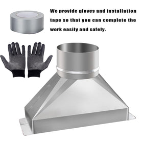 SunDiss durable vent transition withstands outdoor exposure for long term use.