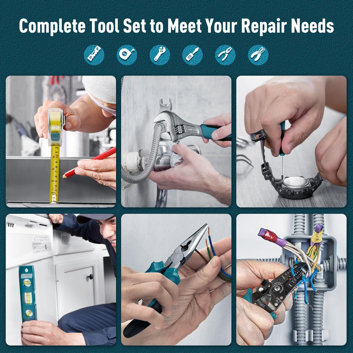 Sundpey 281pc user carrying case supports DIY enthusiasts during repairs