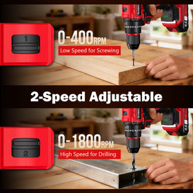 Sundpey 3/8-inch metal chuck with secure grip and quick changes