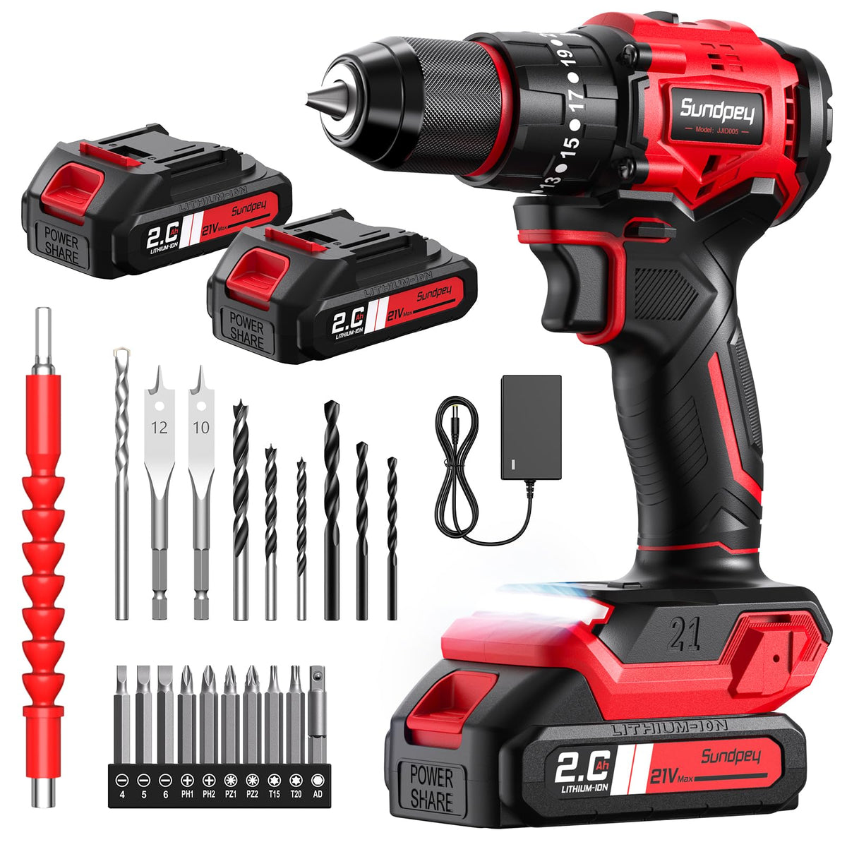 Sundpey cordless drill set overview highlighting a complete home DIY kit for quick projects