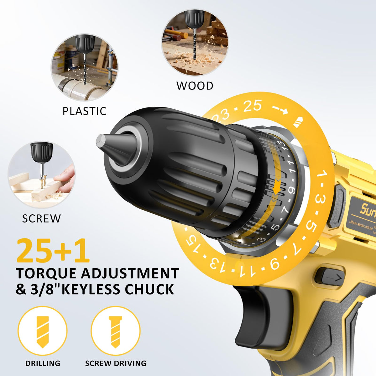 Sundpey ergonomic carbon steel hand tools reduce fatigue during longer projects.