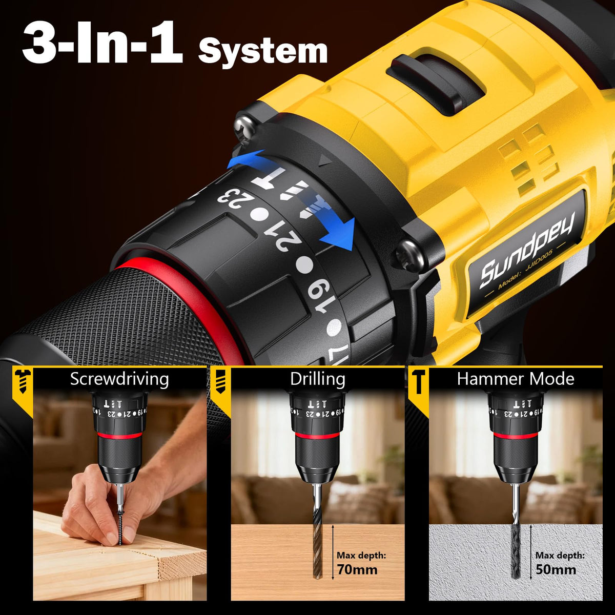 Sundpey flexible shaft accessory reaching tight spaces for precise work