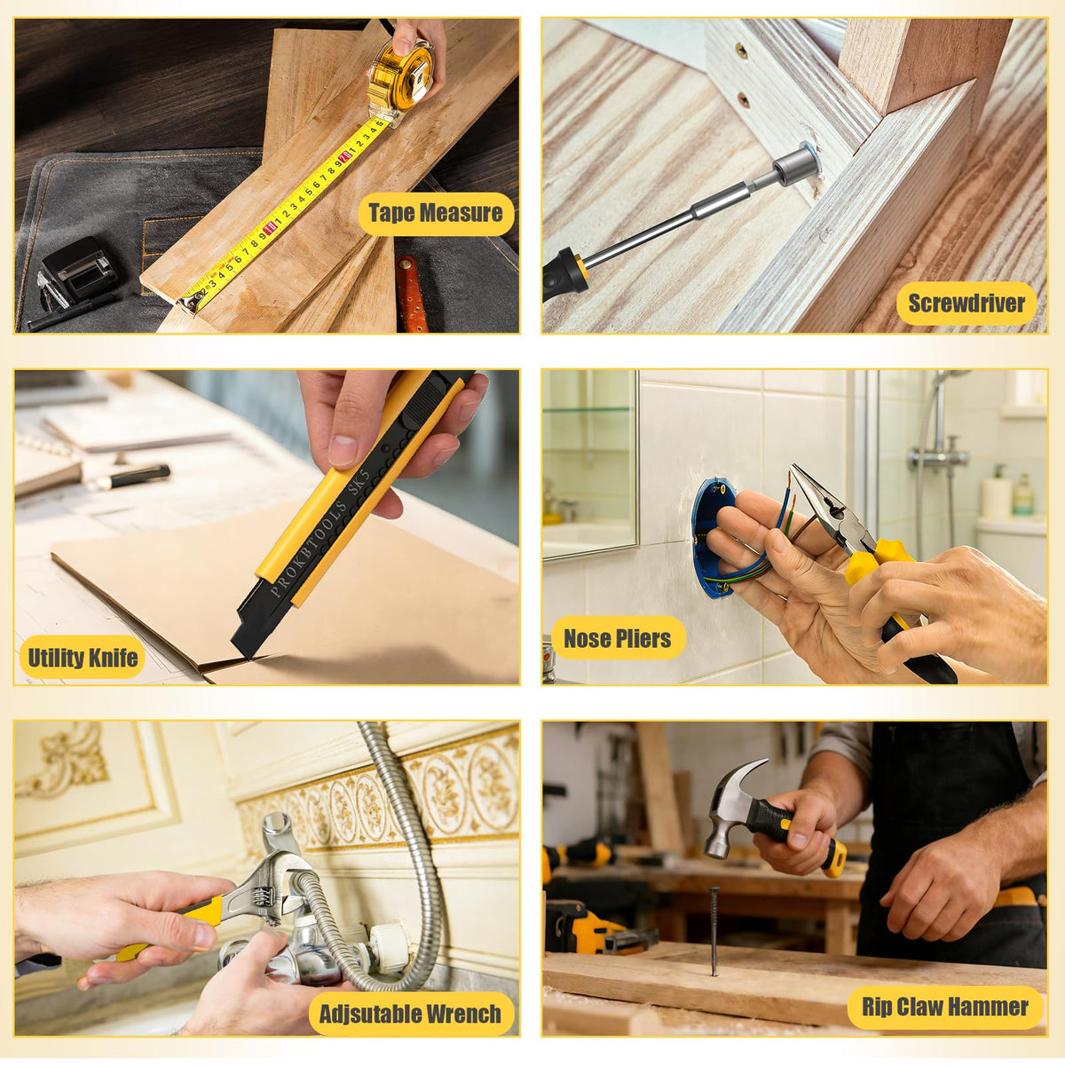 Sundpey screwdriver set with bits for common fasteners.