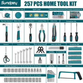 Sundpey wrench and socket set for tackling home maintenance with confidence
