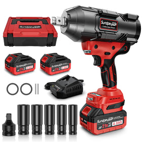 SundpeyPRO cordless impact wrench in use delivering heavy torque.