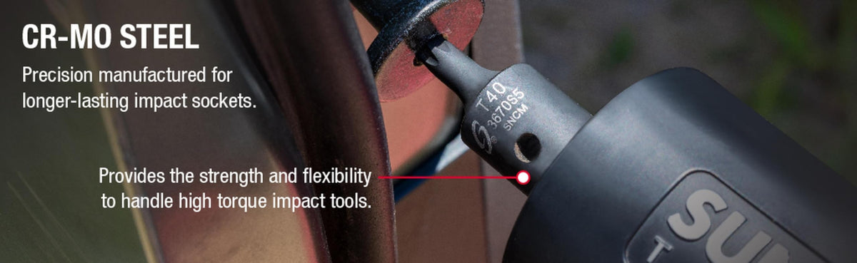 Sunex 3569 comprehensive kit with long, mid, and stubby lengths for reach
