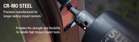 Sunex 3569 comprehensive kit with long, mid, and stubby lengths for reach