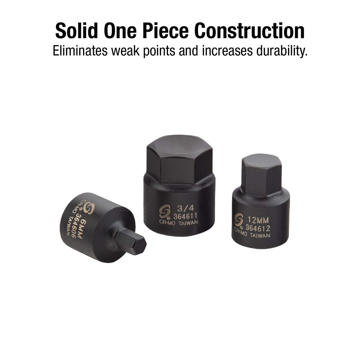 Sunex 3646 dual size markings for quick SAE/metric identification