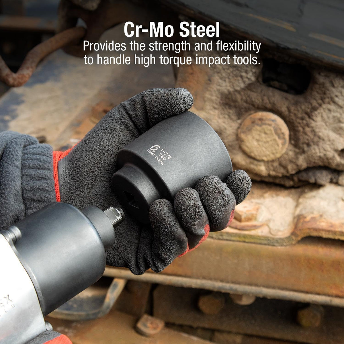 Sunex Tools 260 anti-rounding design helps with rusted fasteners