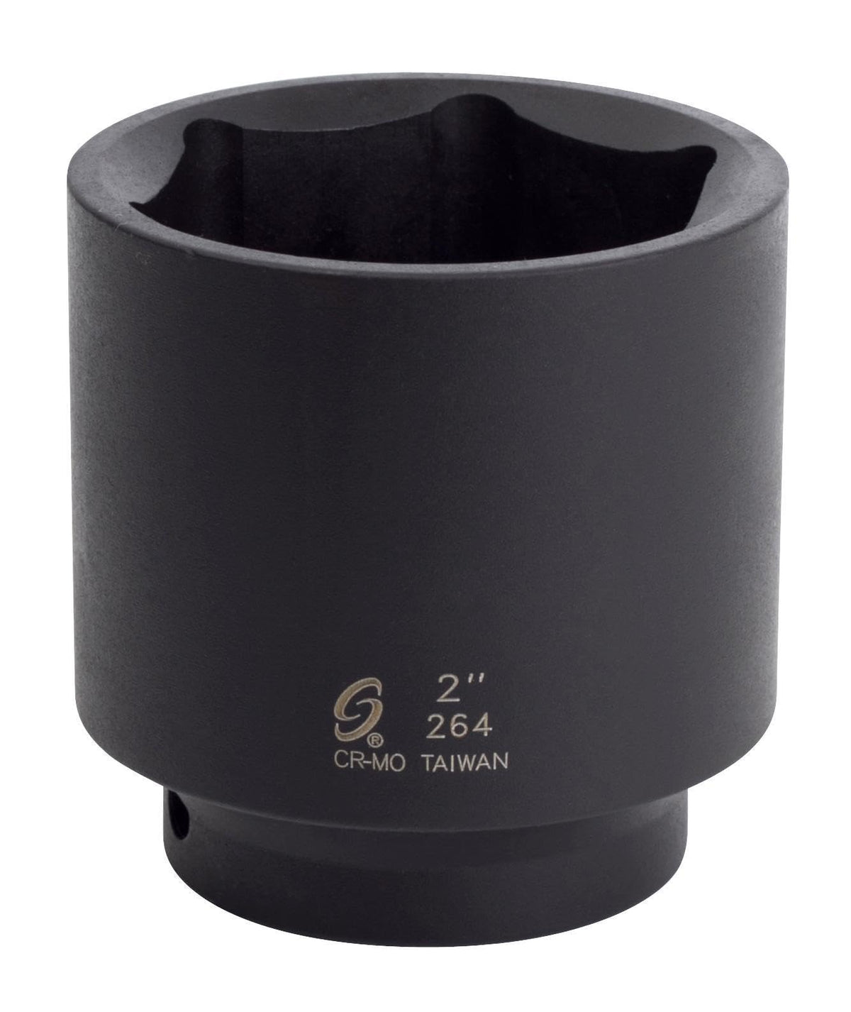 Sunex Tools 264 one-half-inch drive two-inch impact socket ready for tough fasteners.