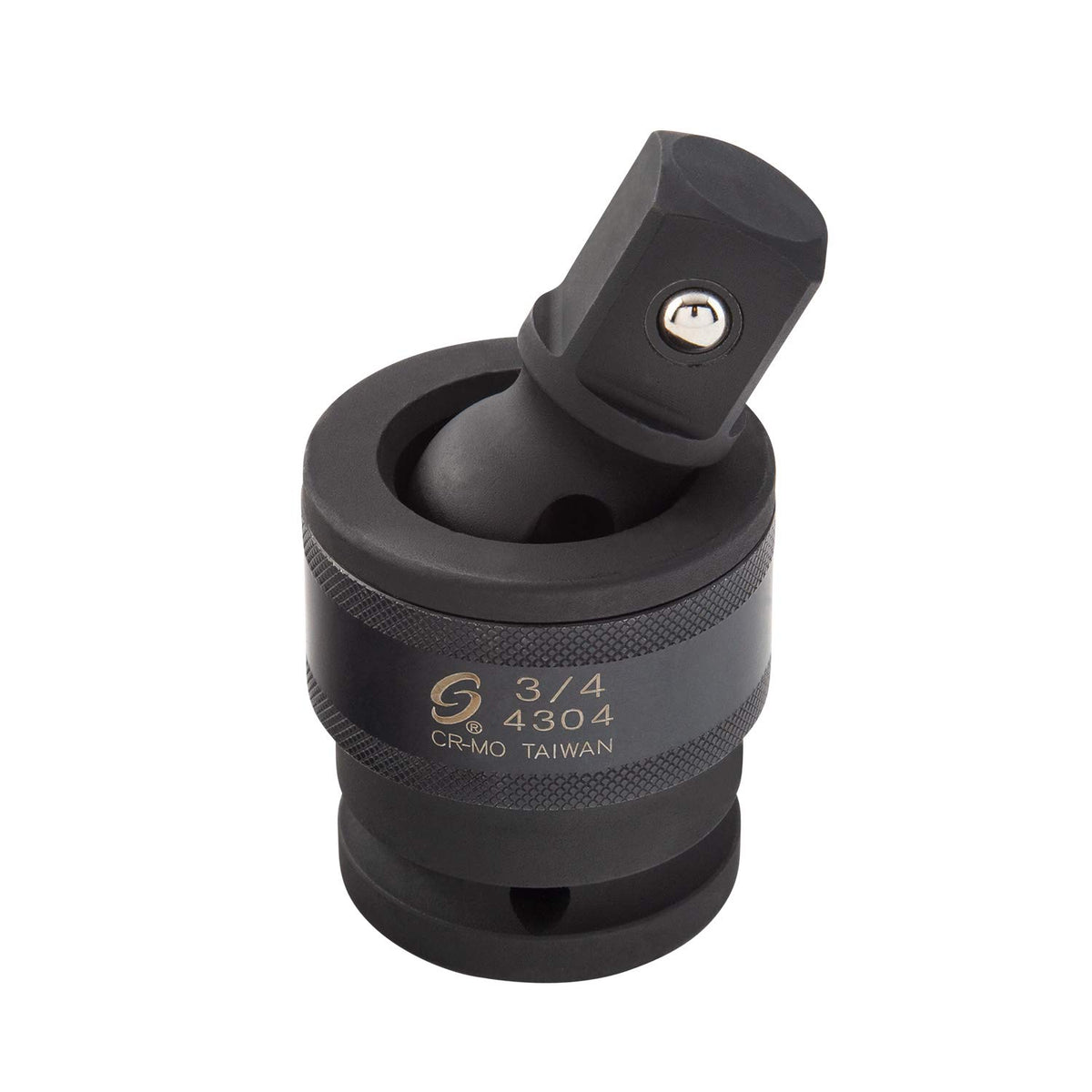 Sunex Tools 4304 universal joint in use, enabling swivel access around tight spots.