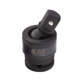 Sunex Tools 4304 universal joint in use, enabling swivel access around tight spots.