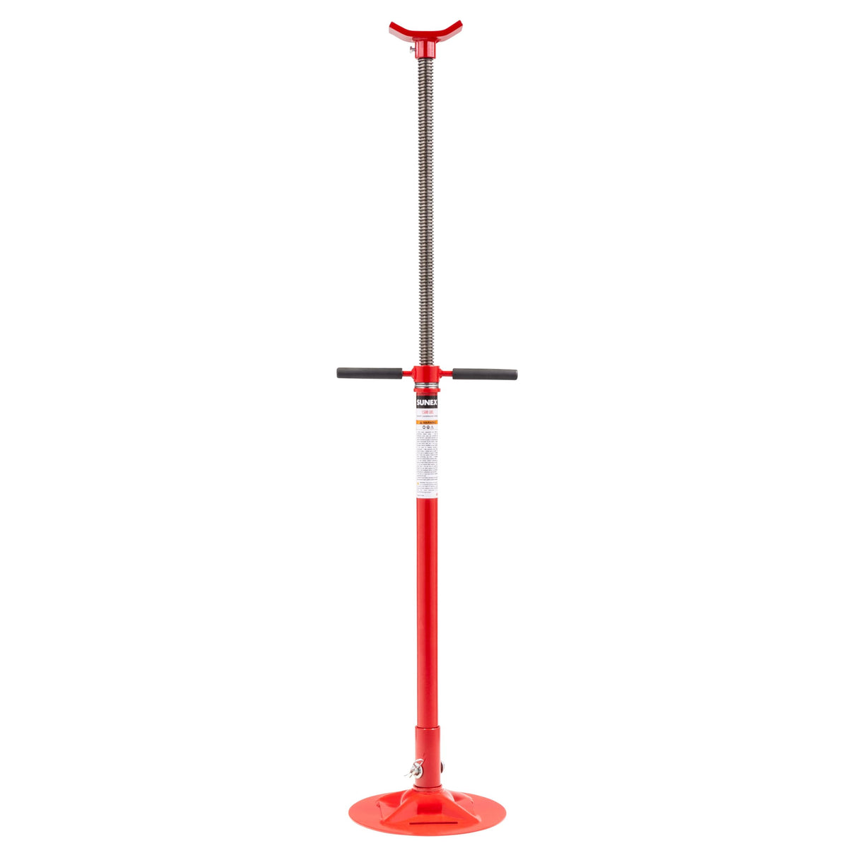 Sunex Tools 6811 underhoist stand saddle keeps components aligned.