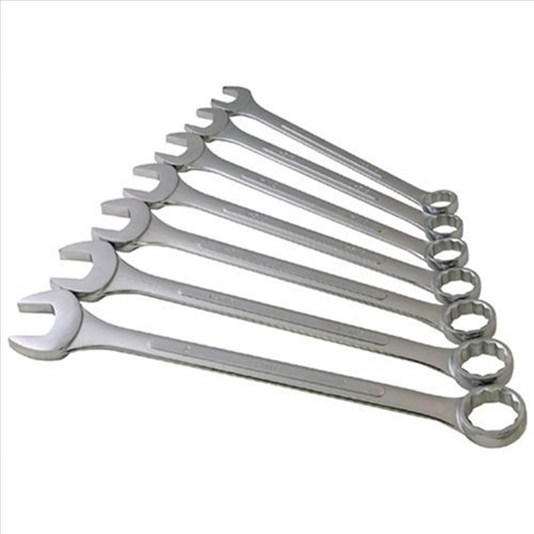 Sunex Tools 9707A jumbo SAE wrench set with polished finish for heavy-duty use.