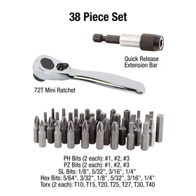 Sunex Tools 9726 quick-release extension bar aids reach into tight spots.