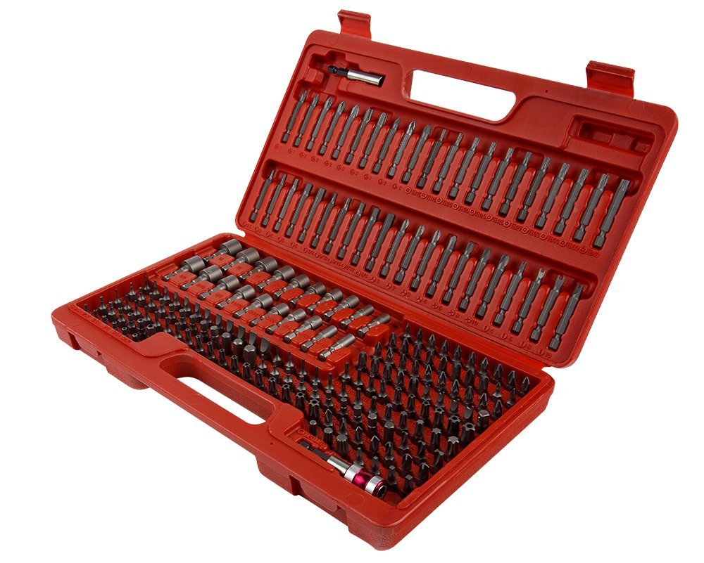 Sunex Tools 9729 master bit set in closed case for easy portability.
