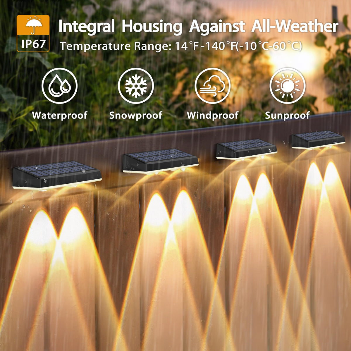 SunFlickt dusk-to-dawn lighting provides up to 12 hours of maintenance-free brightness