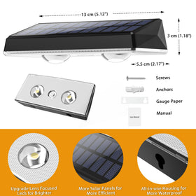 SunFlickt fence lights install easily with included mounting hardware