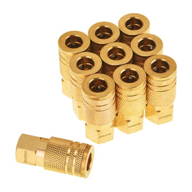 SUNGATOR 1/4-inch air fittings pack in case for organized storage.