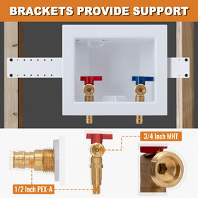 SUNGATOR brass valves on display for durability and long life in daily laundry use.