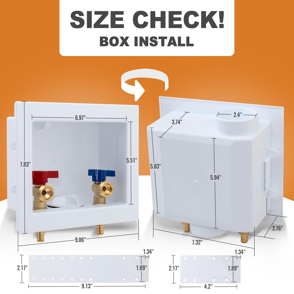 SUNGATOR forged brass valves on the box resist wear for long life