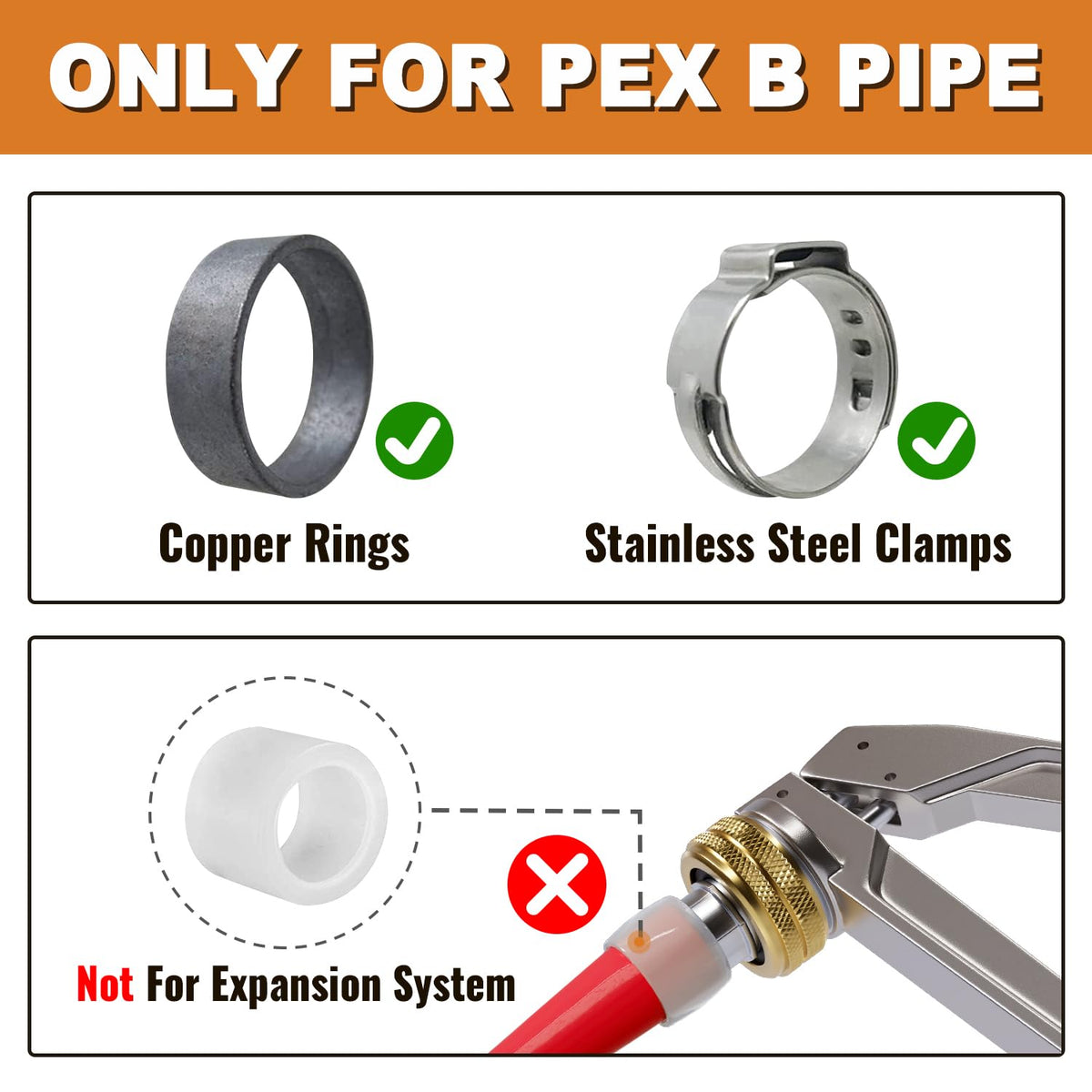 SUNGATOR PEX outlet box package includes brackets and clamps for quick setup