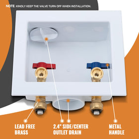 SUNGATOR outlet box in inverted installation ready for flexible layout
