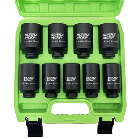 SUNHZ MCKP 1/2 drive deep 6-point sockets for precise engagement in tight spaces.