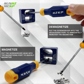 SUNHZMCKP plastic toolbox keeps all bits organized and portable