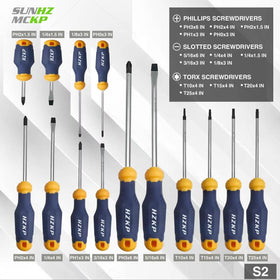 SUNHZMCKP precision screwdrivers suited for small fasteners and electronics