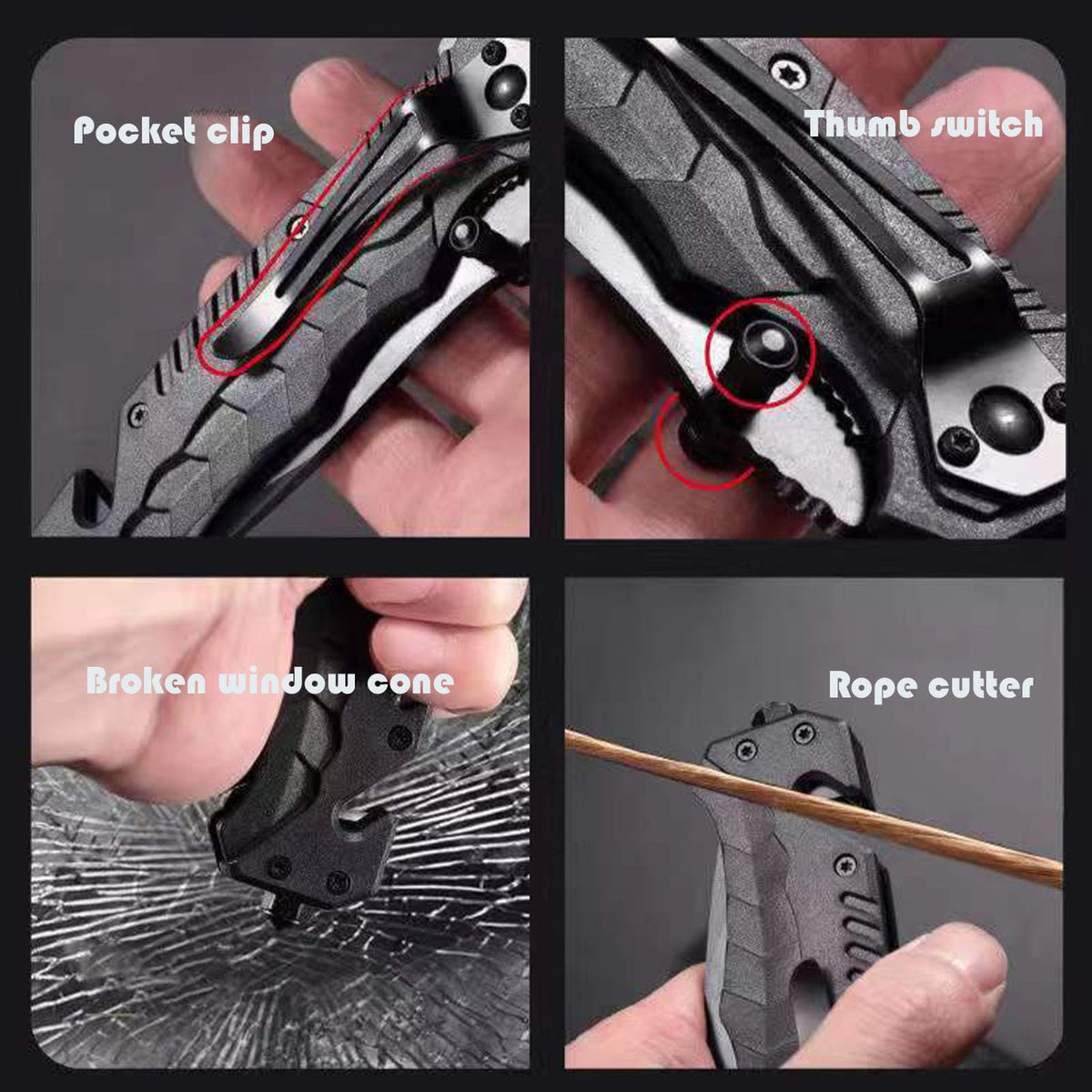 Suning knife handle close-up showing ergonomic grip for precise control