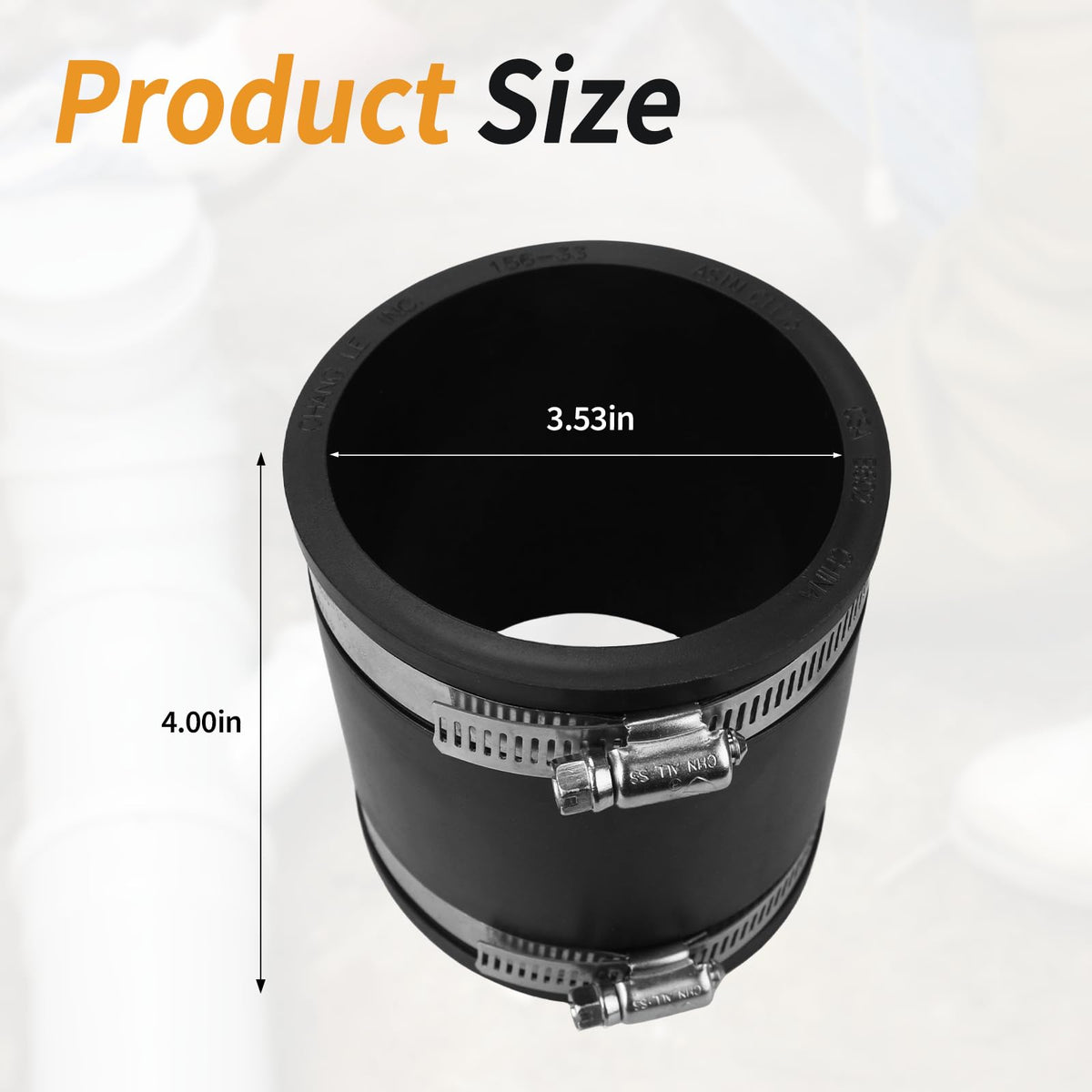 SUNJIKA PVC sleeve connection linking metal and plastic pipes