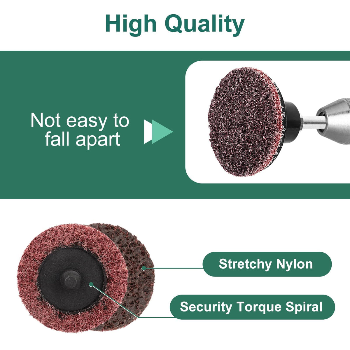SUNJOYCO coarse discs ready for robust material removal on metal surfaces