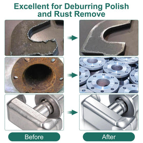 SUNJOYCO medium discs produce smooth blending on plastics and alloys
