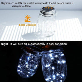 SunKite Pack of eight lid lights offers great decorative value.