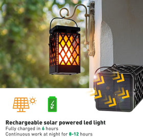 Sunklly Solar Lanterns solar charging with 2200 mAh battery