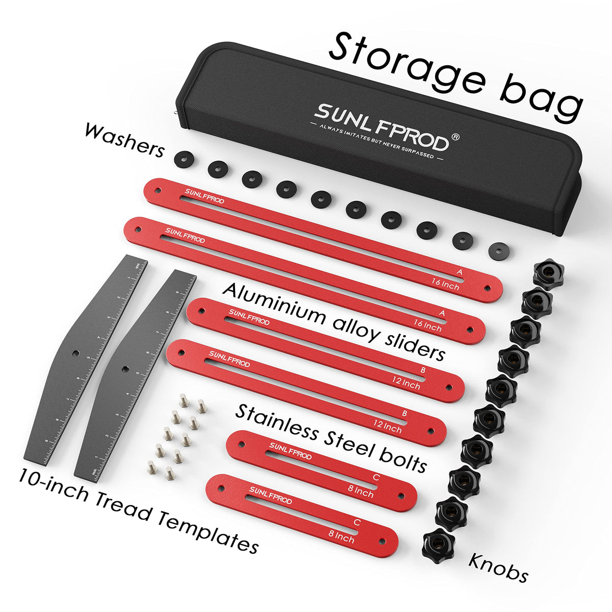 SUNLFPROD washers provide scratch protection and smoother operation.