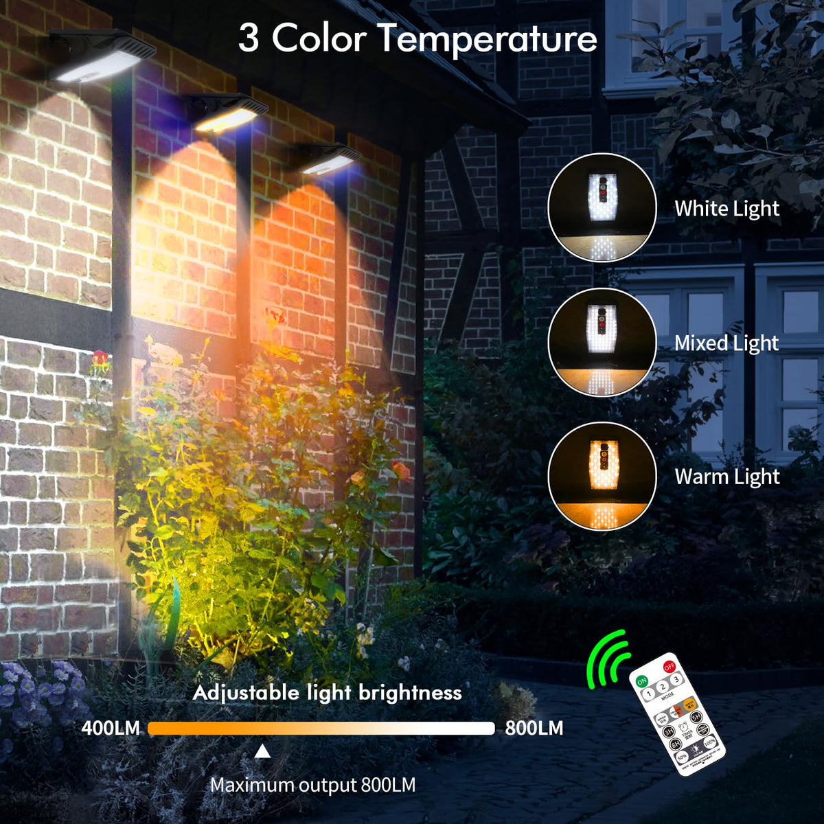 Sunlight Encounter 70 LED outdoor light delivers a wide 120-degree beam.