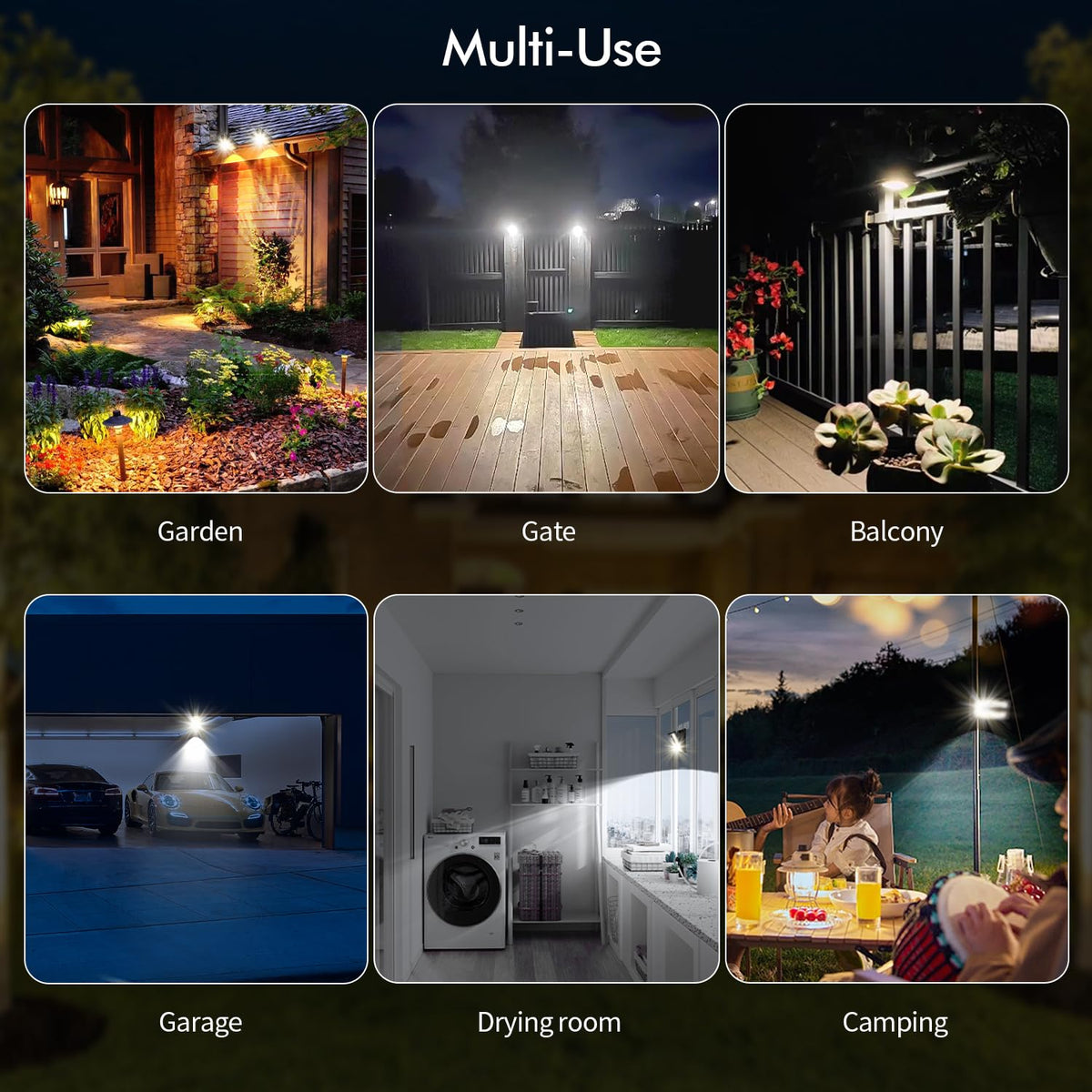 Sunlight Encounter portable outdoor light ideal for garages and patios.