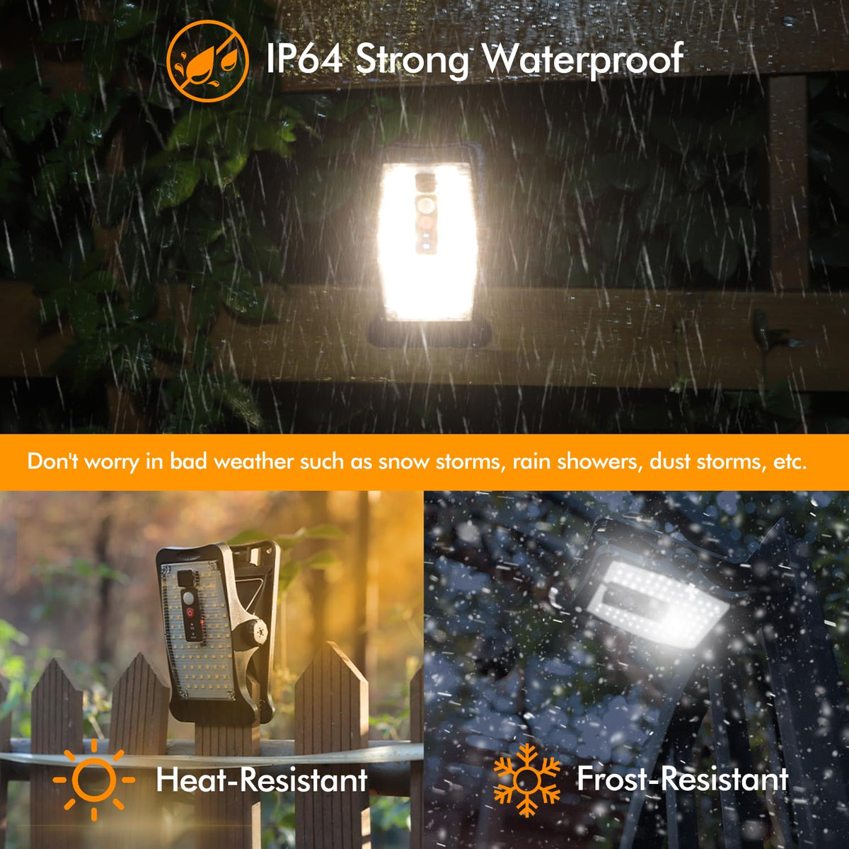 Sunlight Encounter remote control enables convenient night-time yard lighting.