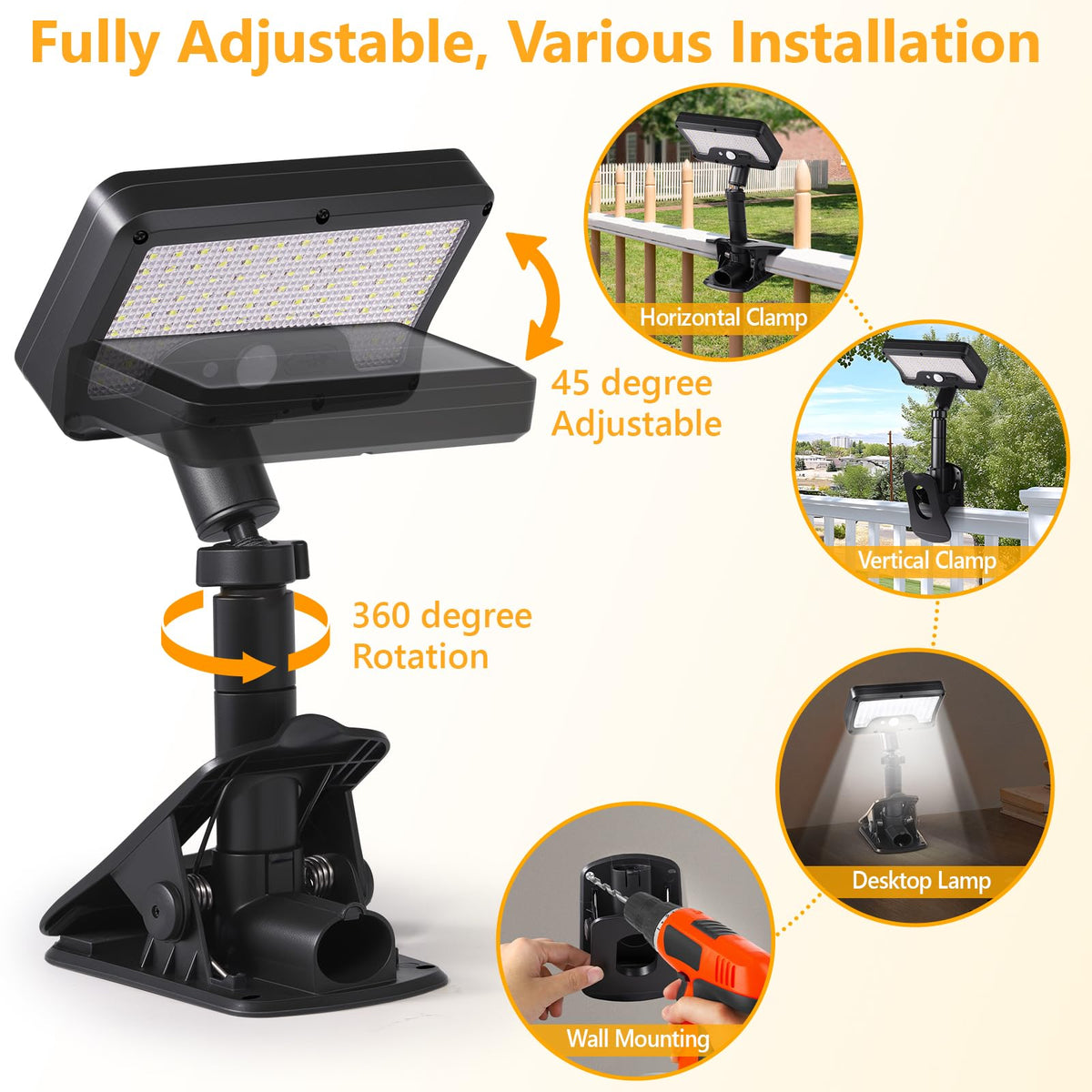 Sunlight Encounter motion-sensor LED activates on movement for safety lighting