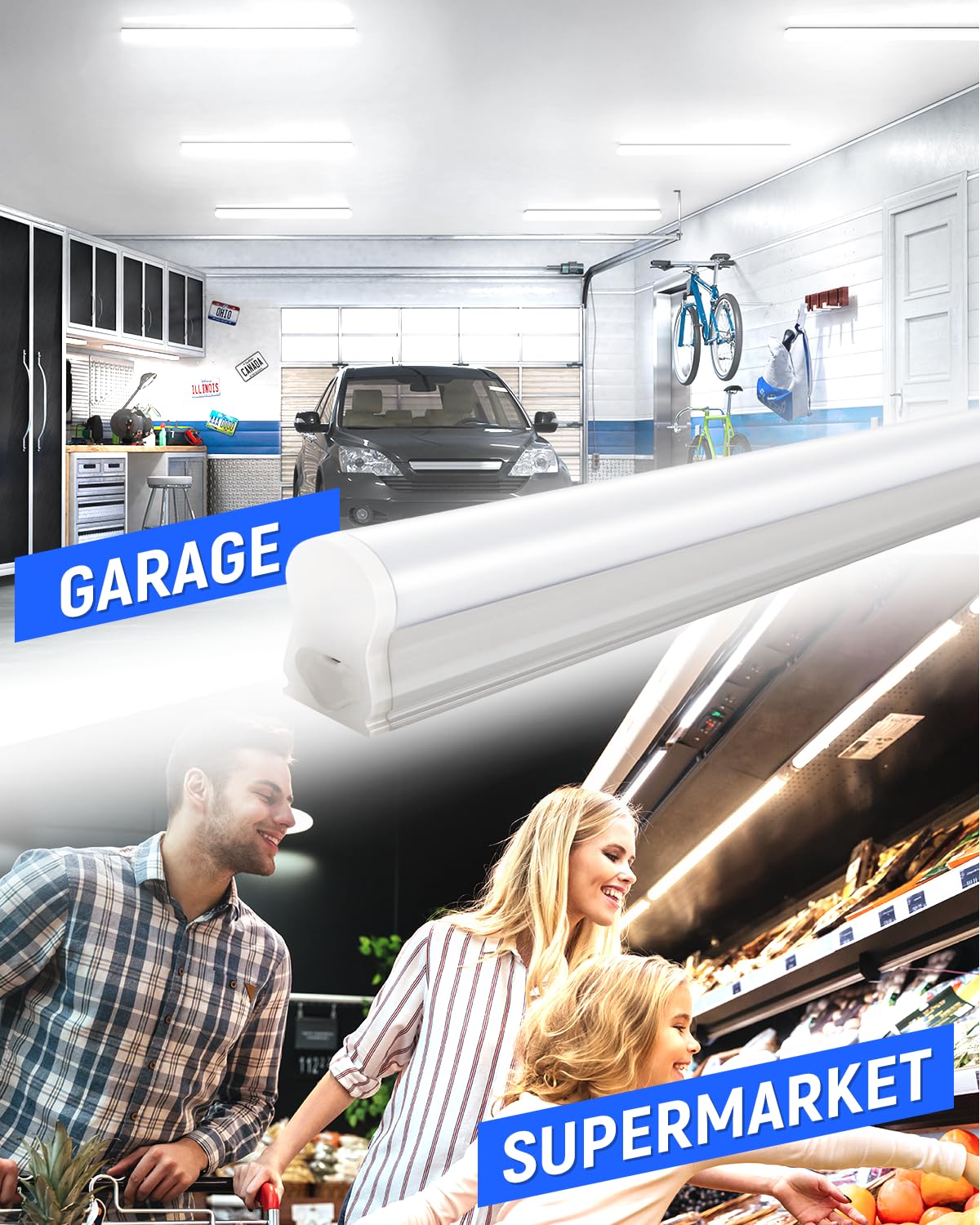 SUNLINKCO long-lasting 50,000-hour lifespan LED fixture